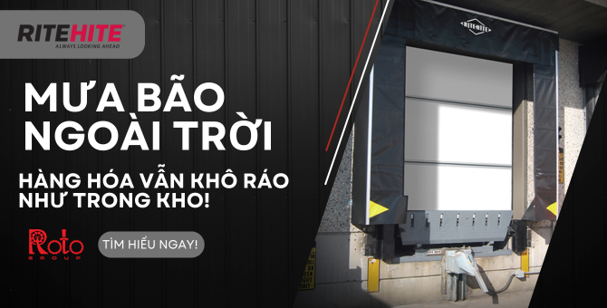 Mưa bão ngoài trời – hàng hóa vẫn khô ráo như trong kho!
