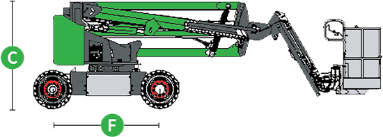 Xe Nâng Người Động Cơ Điện Boomlift Trust Horse V20